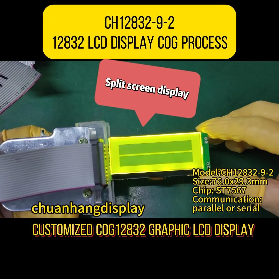 Module d'affichage LCD graphique CH12832-9-2 (COG+PCB)